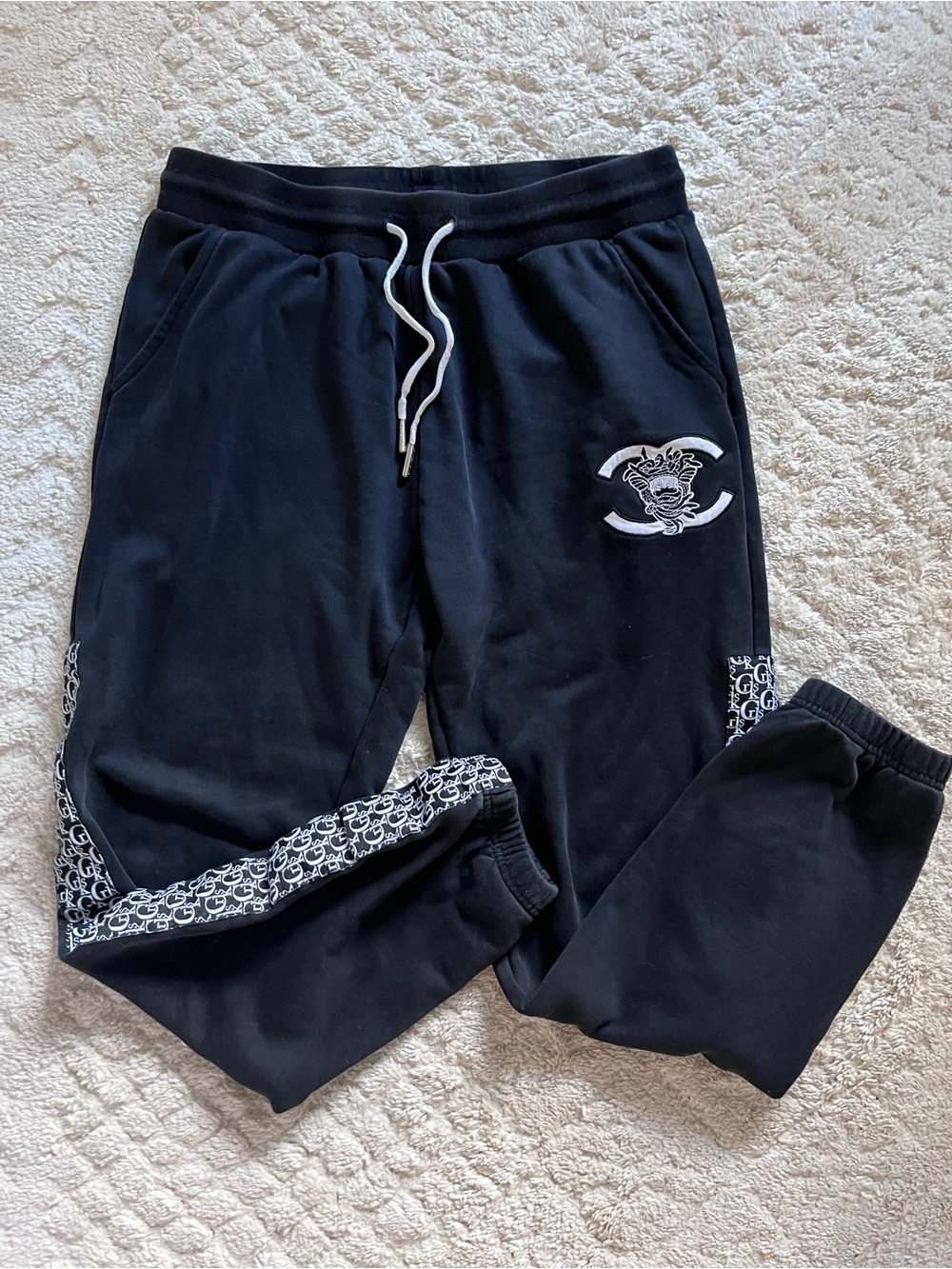 Crooks and castles Black Sweatpants